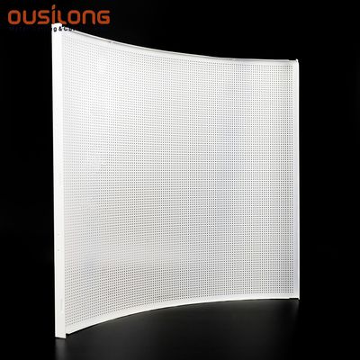 1.2mm Metal Curved Snap In Cloud Ceiling For Office