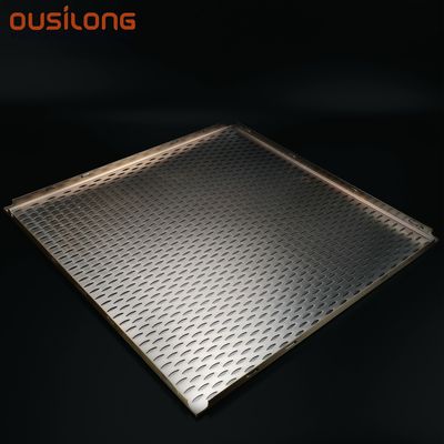 Perforated Electrocladding Aluminium Clip In Ceiling Panel