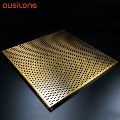 Perforated Electrocladding Aluminium Clip In Ceiling Panel