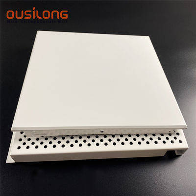 Square Suspended 500*500 Perforated Building Wall Ceiling