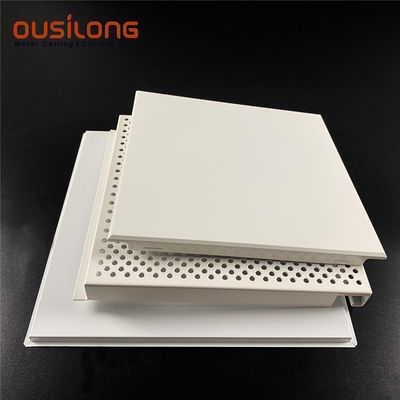 Square Suspended 500*500 Perforated Building Wall Ceiling