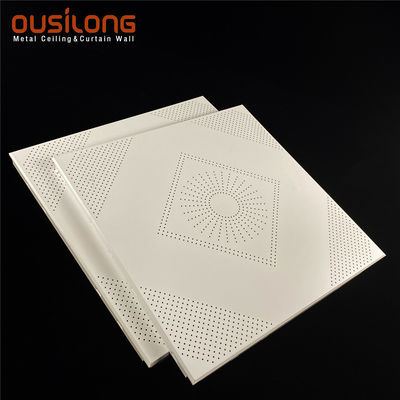 Office 0.5mm Aluminium False Clip In Ceiling For Hospital