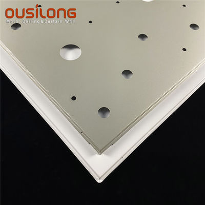 Electroplate Aluminum 0.5mm Suspended Perforated Ceiling Panel