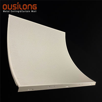 Soundproof Hall Office Cloud Metal Clip In Ceiling Panels