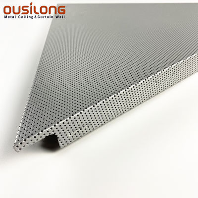 Perforated Metal Aluminum Tiles For Hanging Suspended System Ceiling