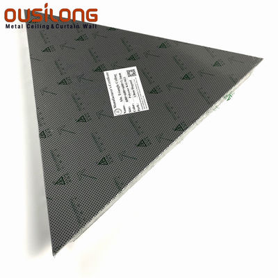 Right Edge 1.2mm Perforated Acoustic Tiles For School