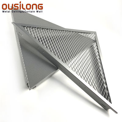 Custom Made Perforation 600*600*600mm Clip In Ceiling