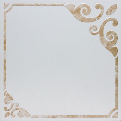 Aluminum Suspend Dropped Down Ceiling Tiles Artistic With Combination Install Panels