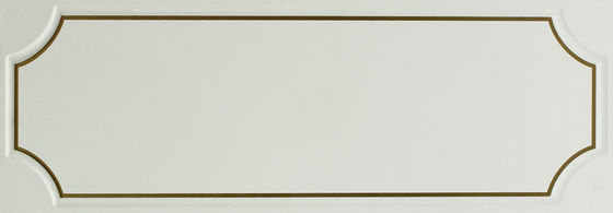 Elegant Artistic Clip In Ceiling Tiles with Beautiful Golden Line Pattern