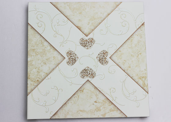 Indoor Decoration Artistic Ceiling Tiles with Beautiful Lilac Flower Pattern