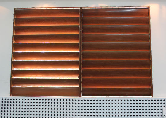 Mobilizable Profile Aluminum Sun Shade Louver System with Foaming Filler Material