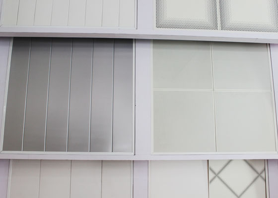 CNC Punching Fireproof Clip In Ceiling Tiles For building Deco ISO9001
