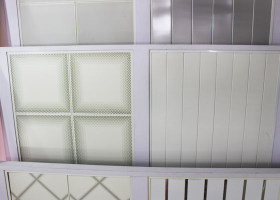 CNC Punching Fireproof Clip In Ceiling Tiles For building Deco ISO9001