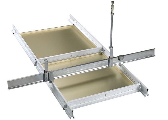 Aluminum Open Grid Lay In Deco Suspended Ceiling Tiles / Commercial Center Ceiling Panels