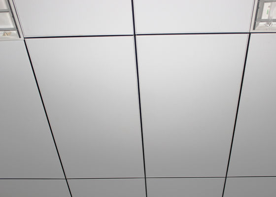 Aluminum Open Grid Lay In Deco Suspended Ceiling Tiles / Commercial Center Ceiling Panels