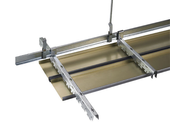 Eco-friendly Metal Strip Aluminium Alloy Ceiling / Strip Aluminum Sheet Ceiling