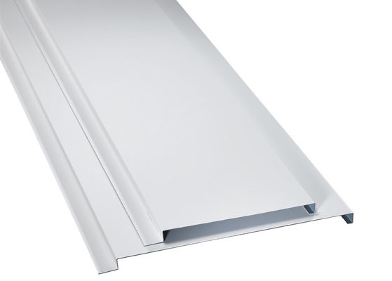 Interior Aluminium Strip Suspended Closed Ceiling Tiles for Tailor Made Metro Station Ceiling