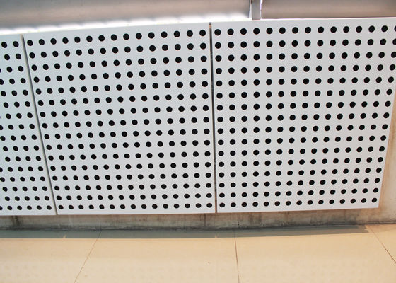 High strength Perforated Aluminum Wall Panels with Accoustical Backing