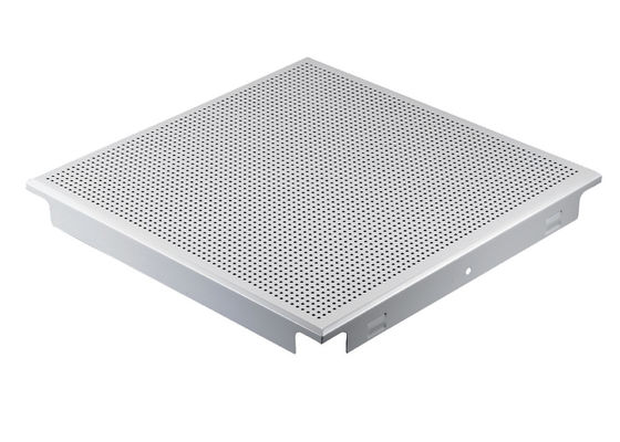 Metallic Finishes Acoustic Ceiling Tiles with Accoustical Rockwool Backing