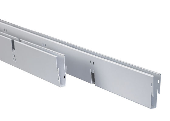 White Aluminum / Aluminium Suspended Open Cell Ceiling Decorative Metal Wall Ceiling Materials