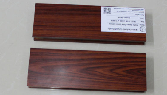 Elegant Good Effect Aluminum Baffle Ceiling / Wood Ceiling Panels