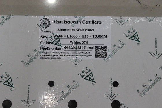 Exterior Ouside Decorating Aluminum Wall Panels With Irregular Perforation