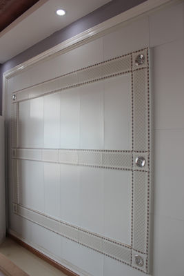 Grid Artistic Ceiling Tiles Metal Decoration for Washing Room