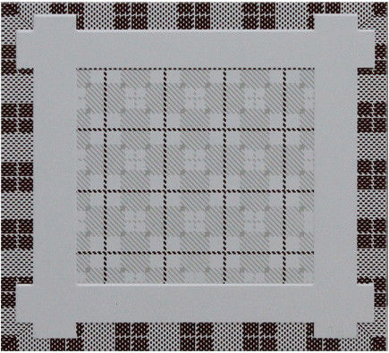 Washing Room Suspended Artistic Ceiling Tiles Smokeproof / Waterproof