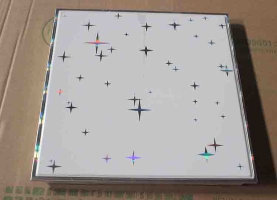 Steel Interior Artistic Ceiling Tiles 0.6mm Clip In False Frame