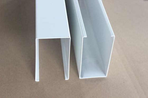 CE / SGS / Intertek Tested U Aluminum Suspended Ceiling Fireproof