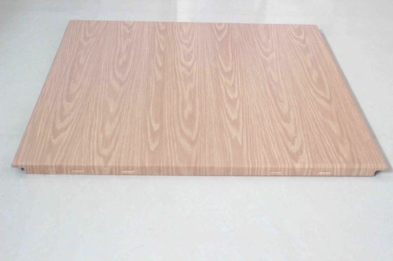 Wooden Aluminum Color Building Interior Decoration Material 600mm x 600mm