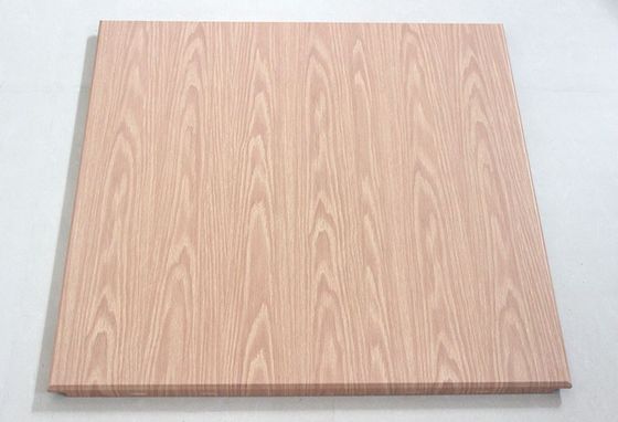 Wooden Aluminum Color Building Interior Decoration Material 600mm x 600mm