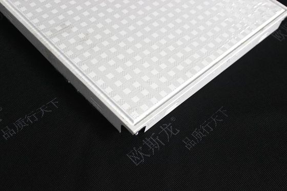 Grade AA  Aluminum Alloy Fireproof Artistic Ceiling Tiles Oxygen Etching