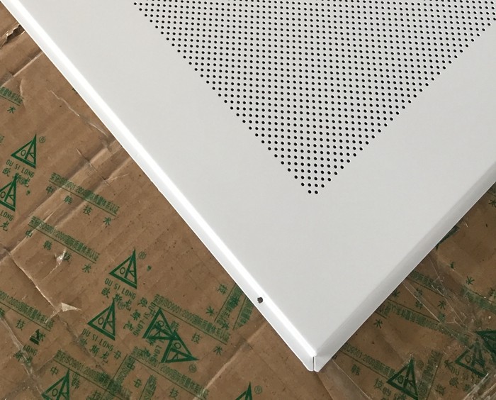 Perforated Aluminum / Metal Soundproof Ceiling Panels , Fire Resistant