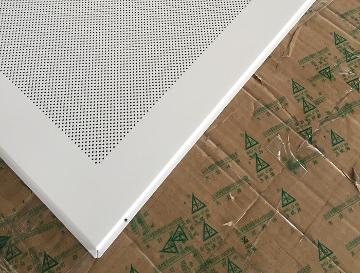 Perforated Aluminum / Metal Soundproof Ceiling Panels , Fire Resistant