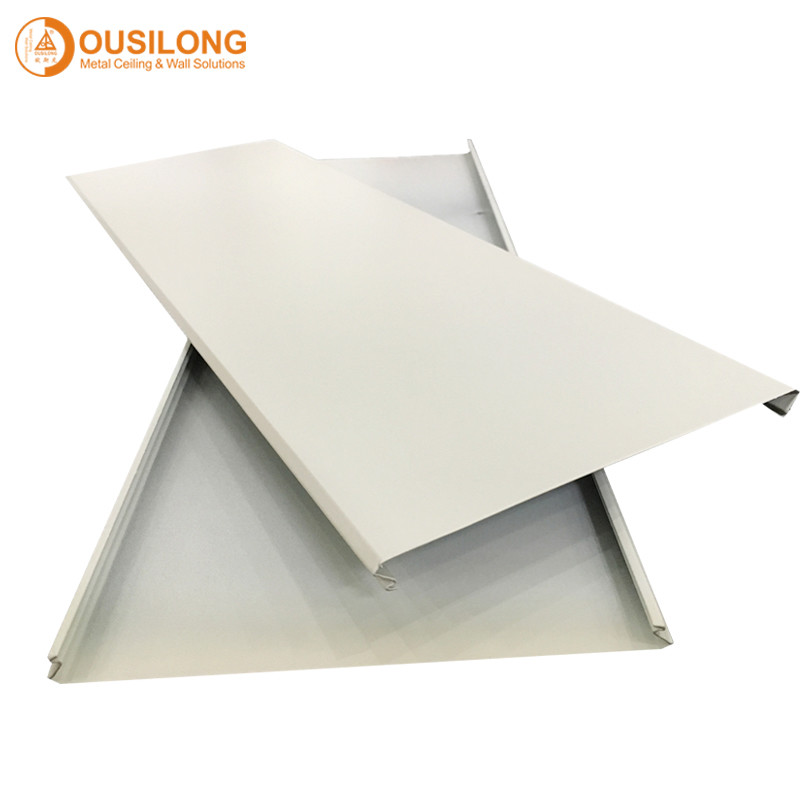 Waterproof Decorative Suspended Metal Ceiling C shaped / Rectangle ...