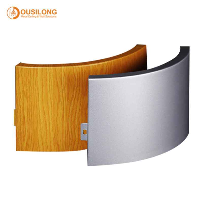 Aluminum / Aluminium External Decoration Curved Wall Column Panel for