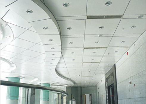 Fireproof dropped acoustical ceiling tiles Lay In for building ...