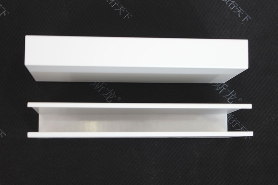 Suspended White U - Aluminum Profile Screen Ceiling Linear Strip Ceiling Panel