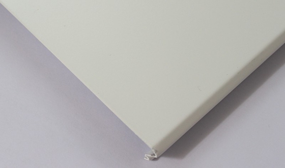White Powder Coating C300 Suspended Aluminum Strip Ceiling Metal Aluminium Panel Cut Edge