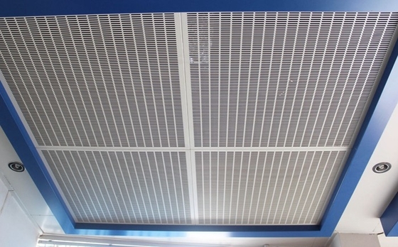 DIA 4.0 Powder Coating Metal Ceiling Tiles , Durable Perforated Suspended Ceiling Panel