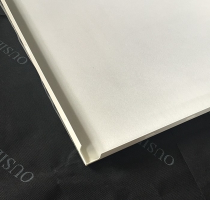 600 X 600mm Plain Metal Rustproof Aluminum Ceiling Tiles Clip In False Ceiling Panel