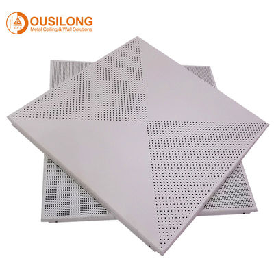 Perforated Metal Suspended Ceiling Tiles with Sound Insulation on Steel Aluminum Sheet