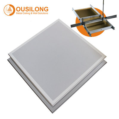 Lay In Suspended Aluminum Metal Ceiling Panel for Commercial Building Decoration