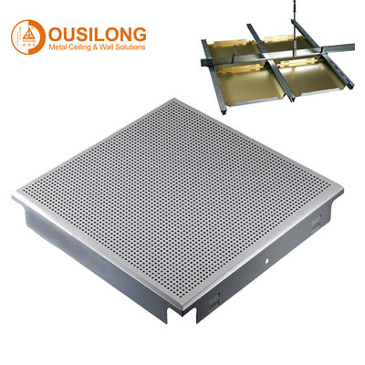 Perforated Metal Ceiling Panel 600 x 600 Square Aluminium Clip in Ceiling Tile