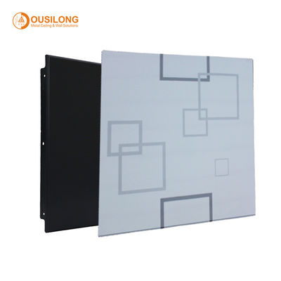 Waterproof White Clip In Aluminum / Aluminium Ceiling Tiles Perforated Metal Ceiling Panel For Office