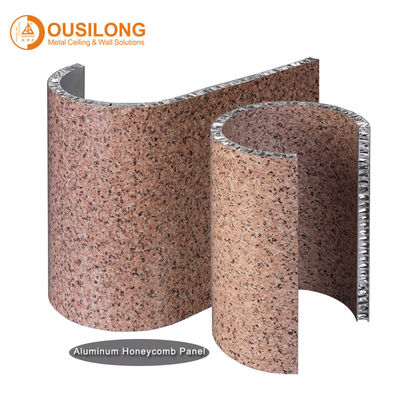 Customized Square Shape Marble Grian Aluminium Aluminum Honeycomb Wall Ceiling Panel 15-20 Years Warranty