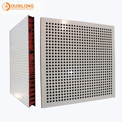 Customized Square Shape Marble Grian Aluminium Aluminum Honeycomb Wall Ceiling Panel 15-20 Years Warranty