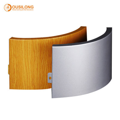 Aluminum / Aluminium External Decoration Curved Wall Column Panel for Building Decoration Materials