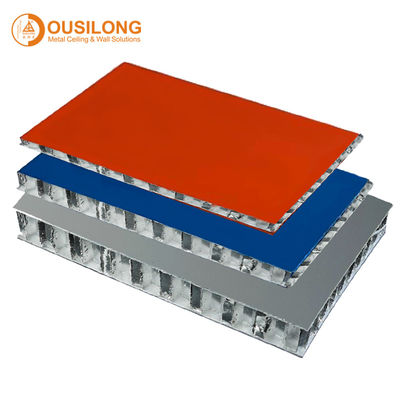 Self Cleaning Aluminum / Aluminium Honeycomb Wall Panel PVDF Coated Cladding For Interior Aluminium Ceiling Panels